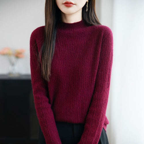 Pull fin en maille pour dames Chic & Stil