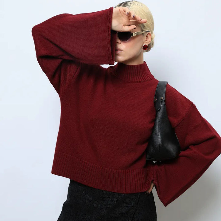 Fashion sweater for women with a loose fit and wide edges Lune London
