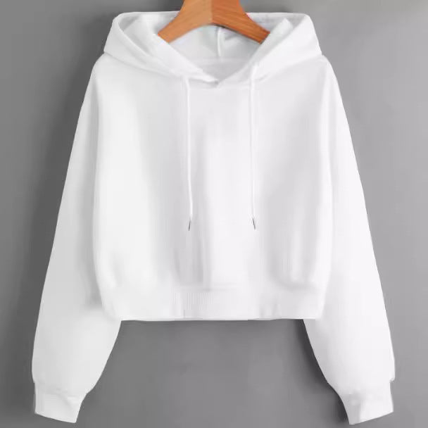 Amarae Casual Cropped Hoodie for Women