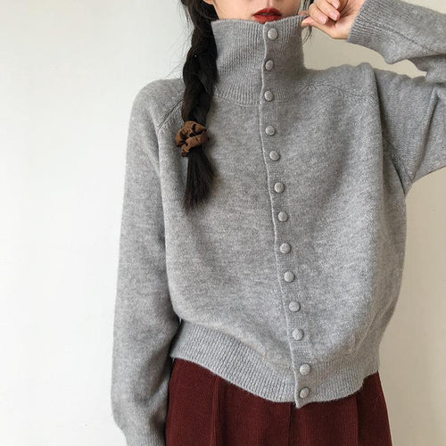 Cardigan à la mode pour femmes avec détails de boutons Chic & Stil