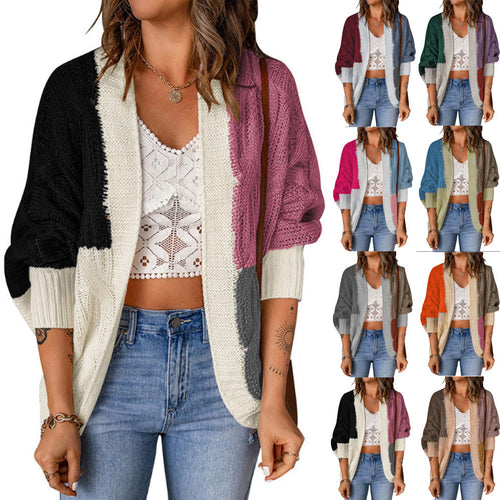 Women’s vest with a trendy color block design and deep pockets Amarae
