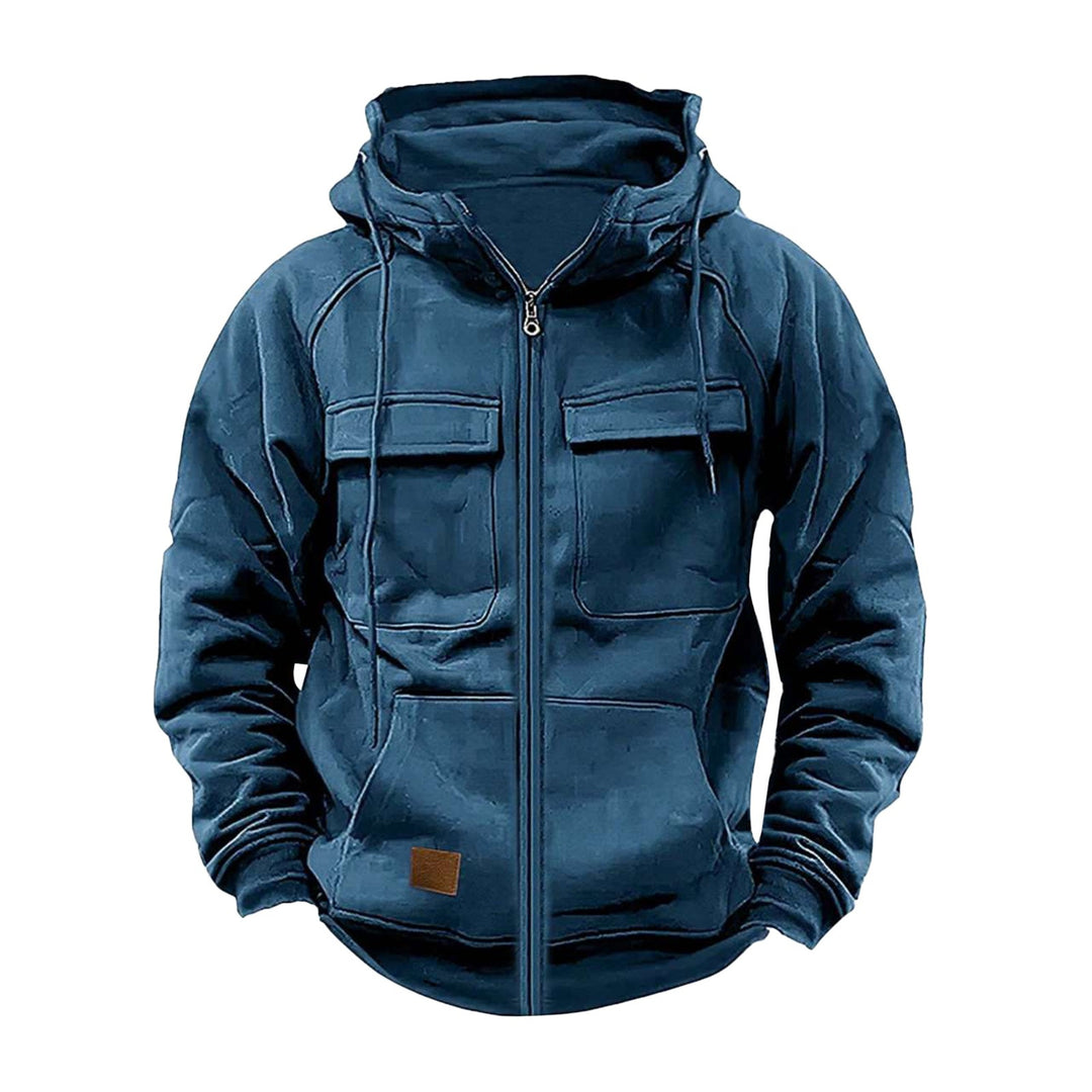 Functional hooded jacket for men with practical pockets Lune London