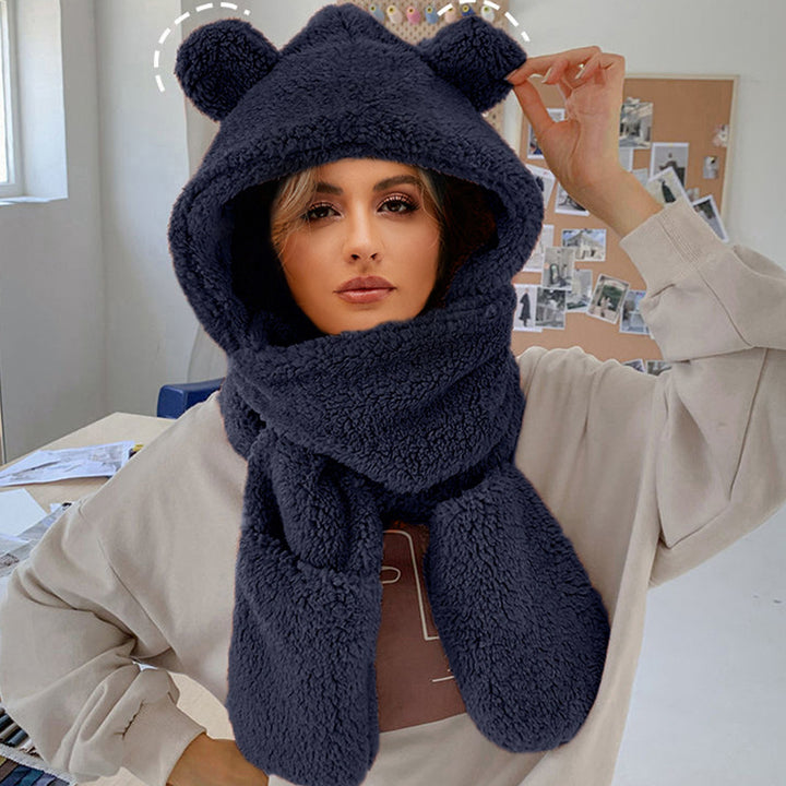Ladies Cozy Beanie with Chic Scarf and Style