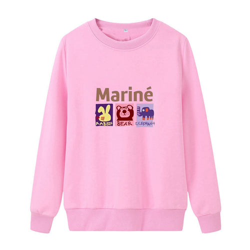 Women's cozy sweatshirt with animal motifs Chic & Stil