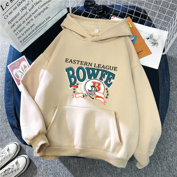 Women's sporty hoodie with trendy graphic print Chic & Stil