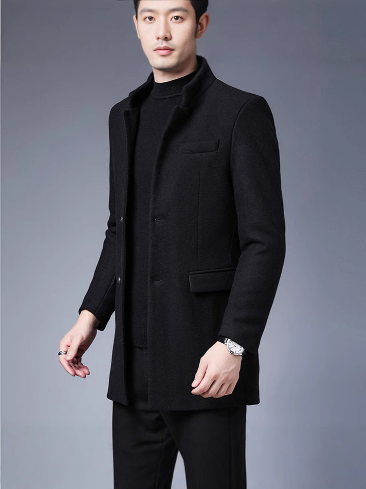 Elegant wool coat for men Lune London