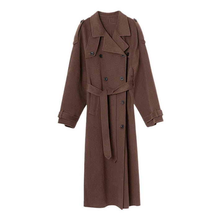 Oversized winter coat for women with an elegant collar and practical pockets Lune London