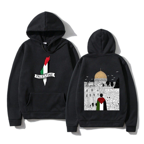 Women's hoodie with cultural motif and unique graphic design Chic & Stil