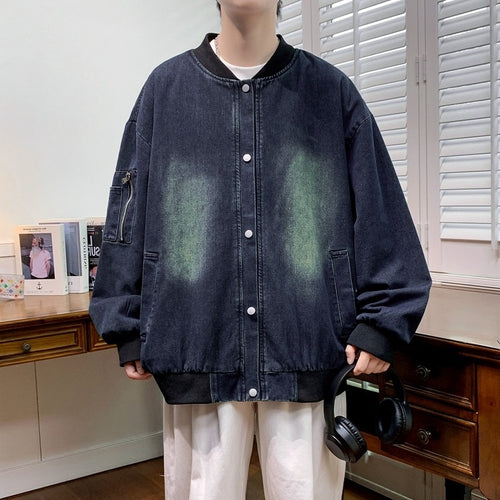 Casual bomber jacket for men with practical pockets and thermoregulating inner lining Amarae
