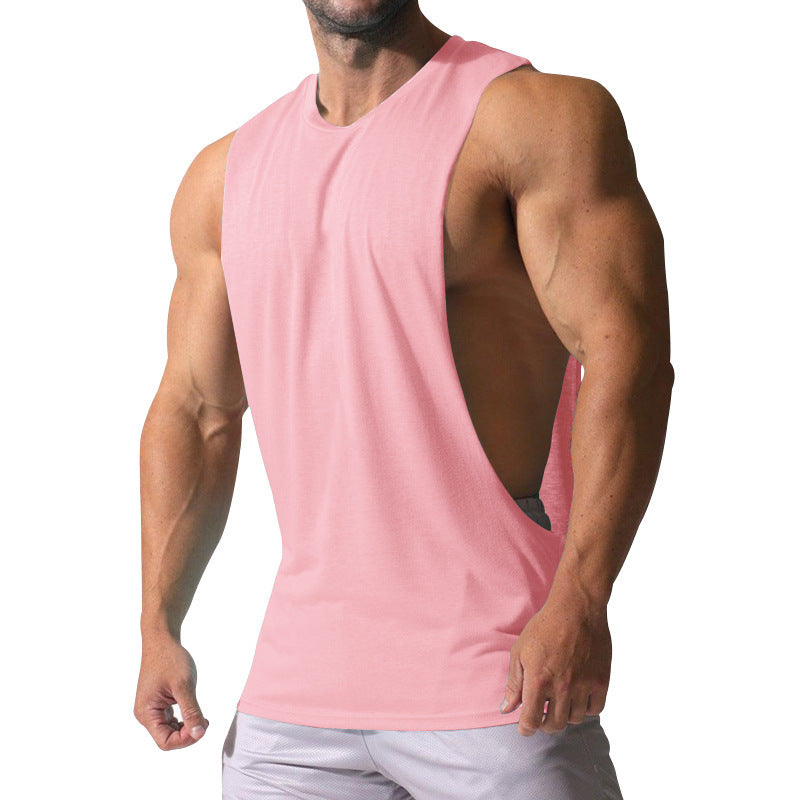 Men's sleeveless sports shirt with deep back neckline and breathable material Lune London