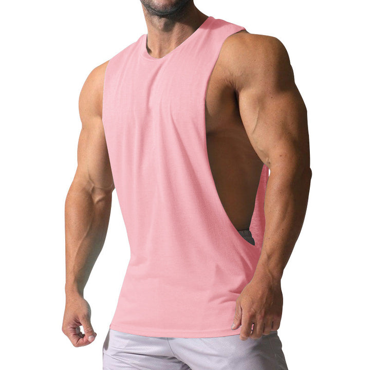 Men's sleeveless sports shirt with deep back neckline and breathable material Lune London
