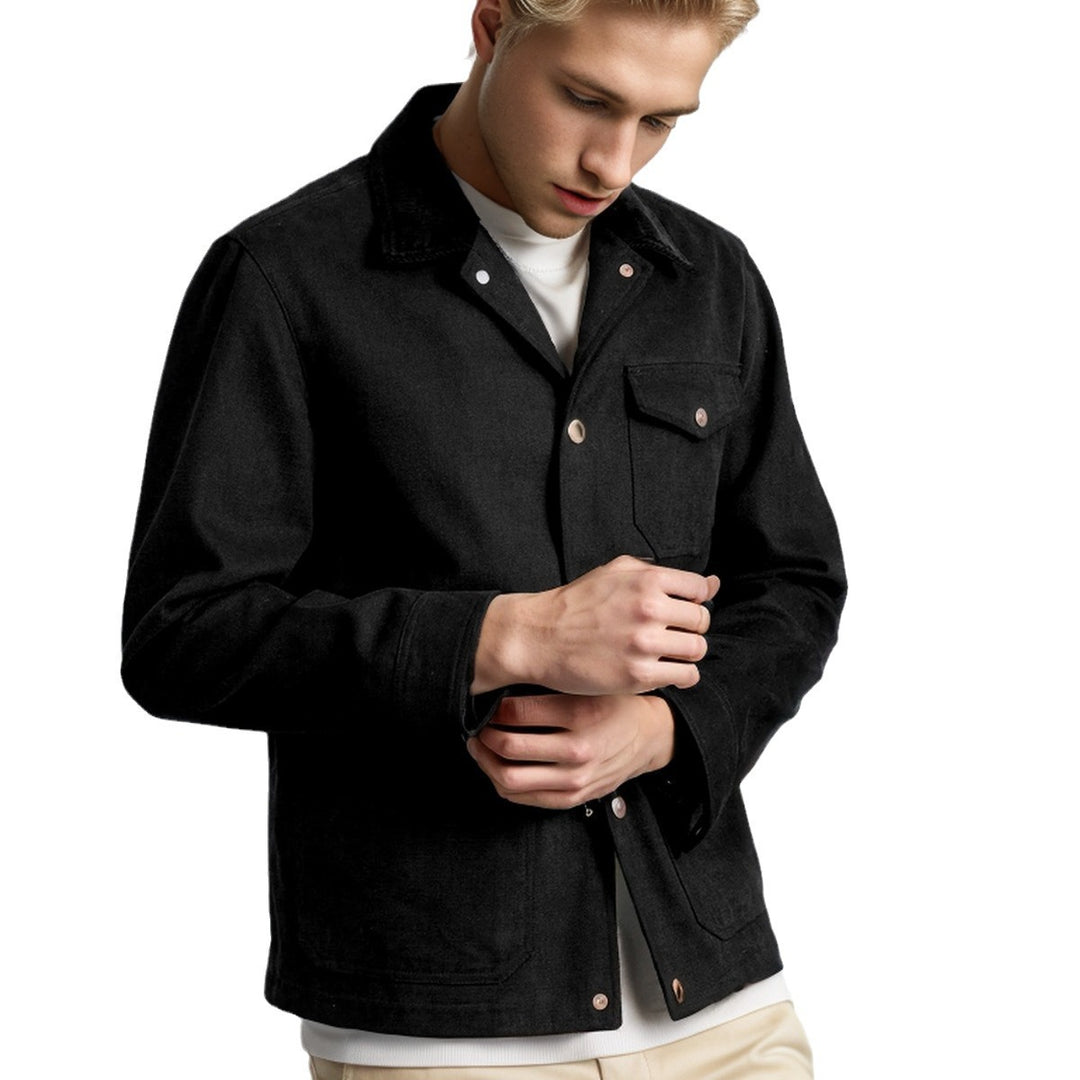 Casual cotton jacket for men with a chic work style