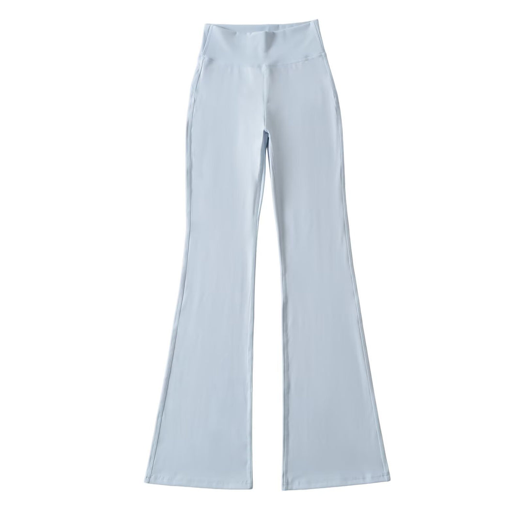 Ladies High-Waisted Flared Yoga Pants with Shaped Waist Amarae