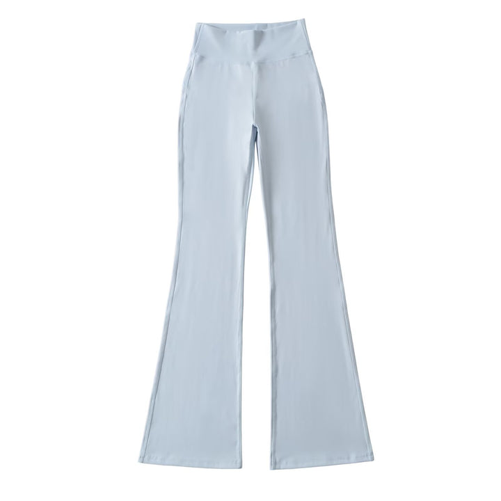 Ladies High-Waisted Flared Yoga Pants with Shaped Waist Amarae