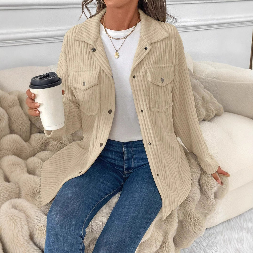 Oversized corduroy jacket for women Lune London