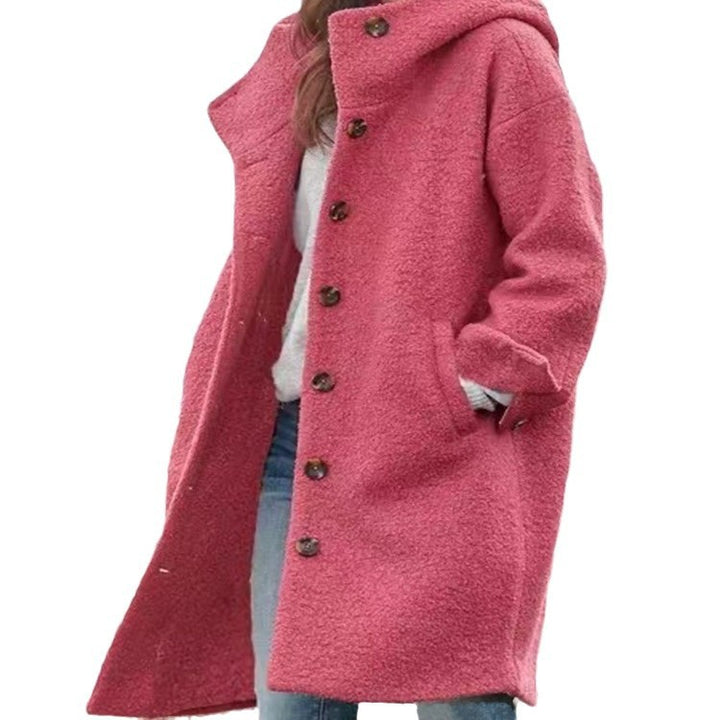 Amarae oversized wool coat for women