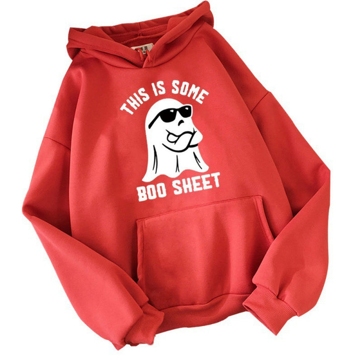 Women's hooded sweatshirt with a funny slogan and comfortable fit Lune London