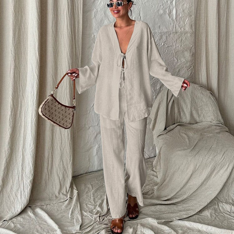 Casual set for women with a loose top and comfortable pants Lune London