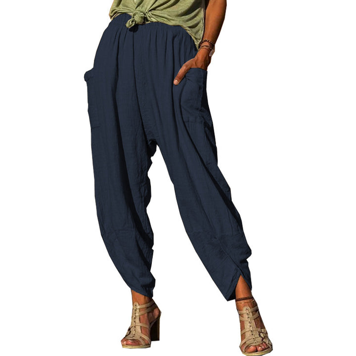 Women Lune London Loose Fit Harem Pants