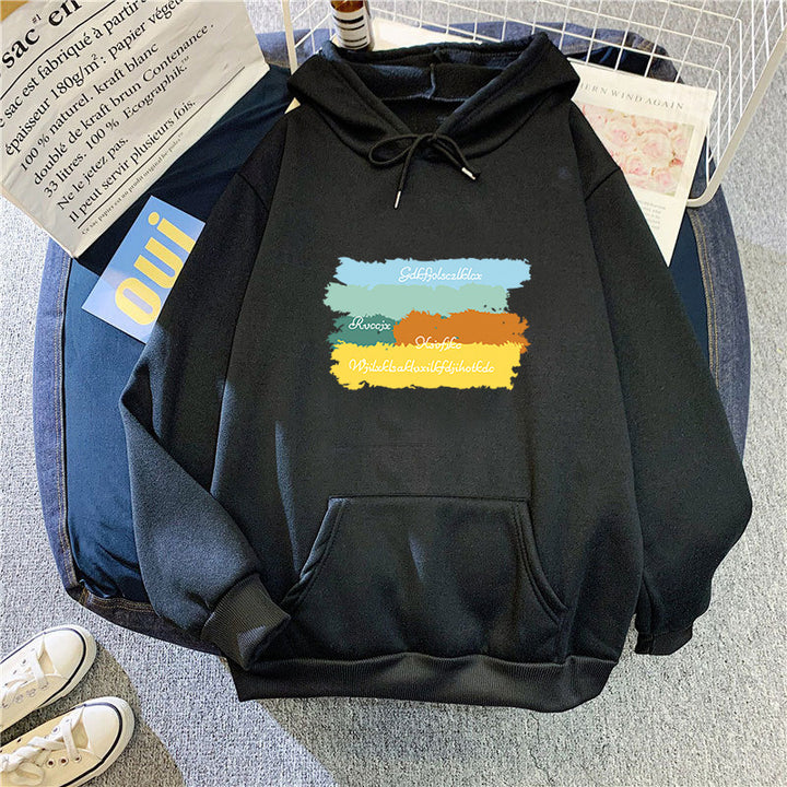 Women's casual hoodie with creative graphic design Chic & Stil