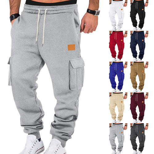Cargo jogger pants for men with practical pockets and elastic waistband Amarae