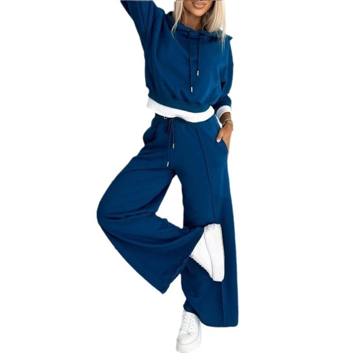 Ladies' sporty lounge set with loose fit and hood Lune London