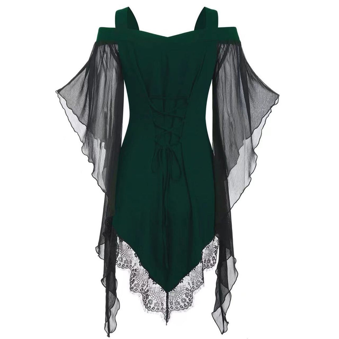 Women lace-up off-shoulder top Lune London