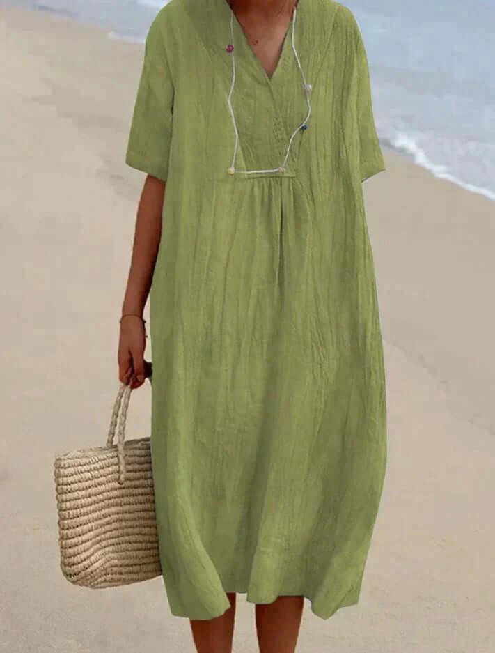 Lune London | Summer dress made of cotton and linen