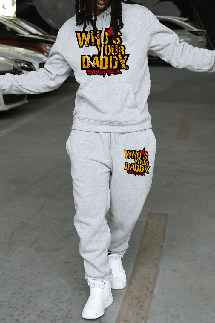Women’s hoodie and jogger set with creative statement print Lune London