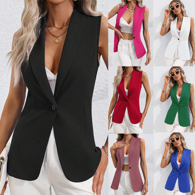 Women sleeveless blazer Lune London