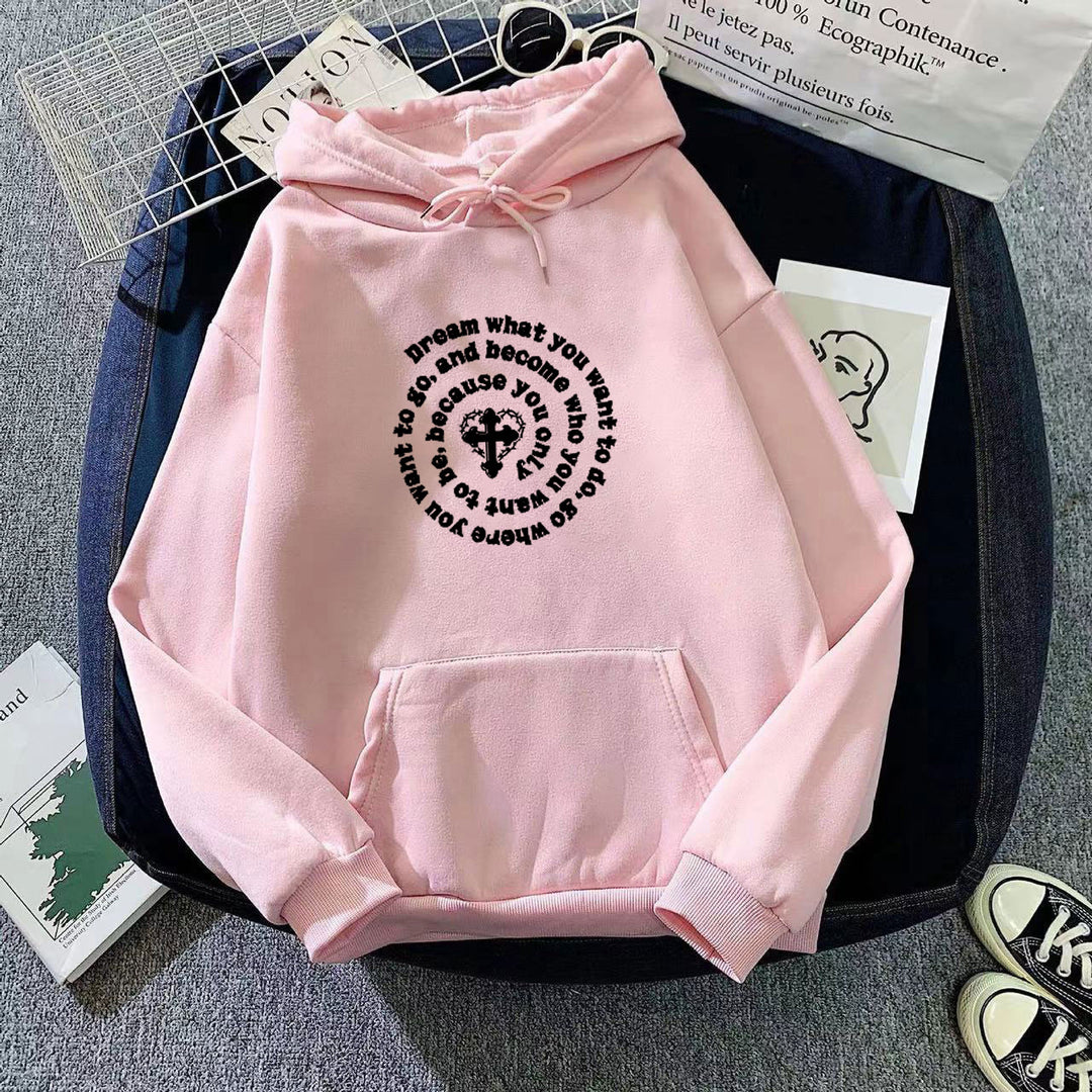 Women's hoodie with inspiring motif Chic & Stil