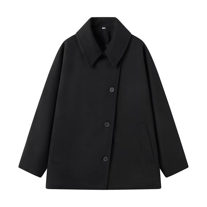 Casual transition jacket for ladies with oversized cut and practical pockets Lune London