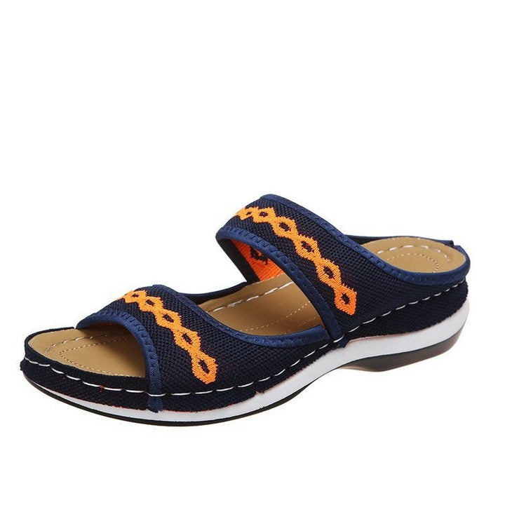 Comfortable sandals for women with a stylish strap and a breathable surface Lune London