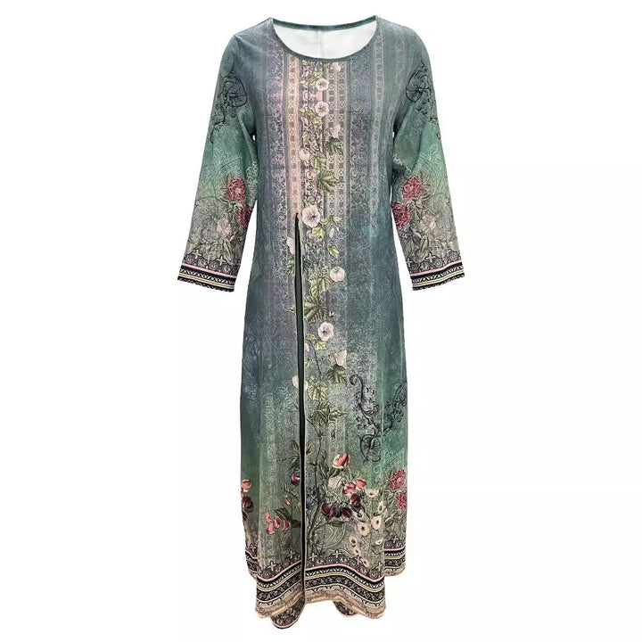Women’s Floral Jumpsuit mit Wide Leg & Elegant Shawl | Lune London