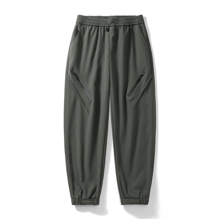 Women's Technical Trekking Jogger Pants with Elastic Waistband, Zipper Pockets and Wind-Resistant Surface Amarae