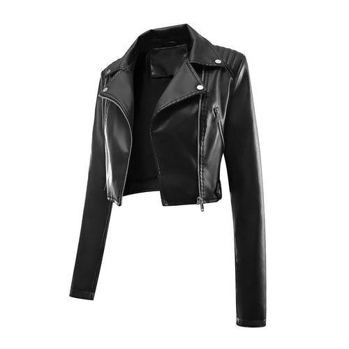 Amarae Vegan Leather Biker Jacket for Women
