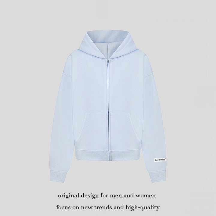 Women’s hoodie sweat jacket with full zip, kangaroo pocket and relaxed fit Amarae
