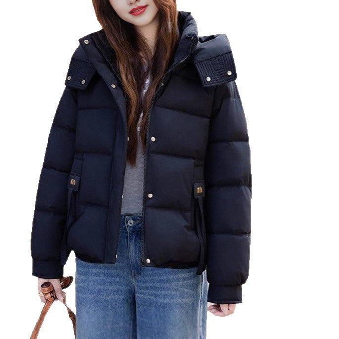 Veste matelassée à la mode pour femmes avec col montant et poches pratiques Chic & Stil