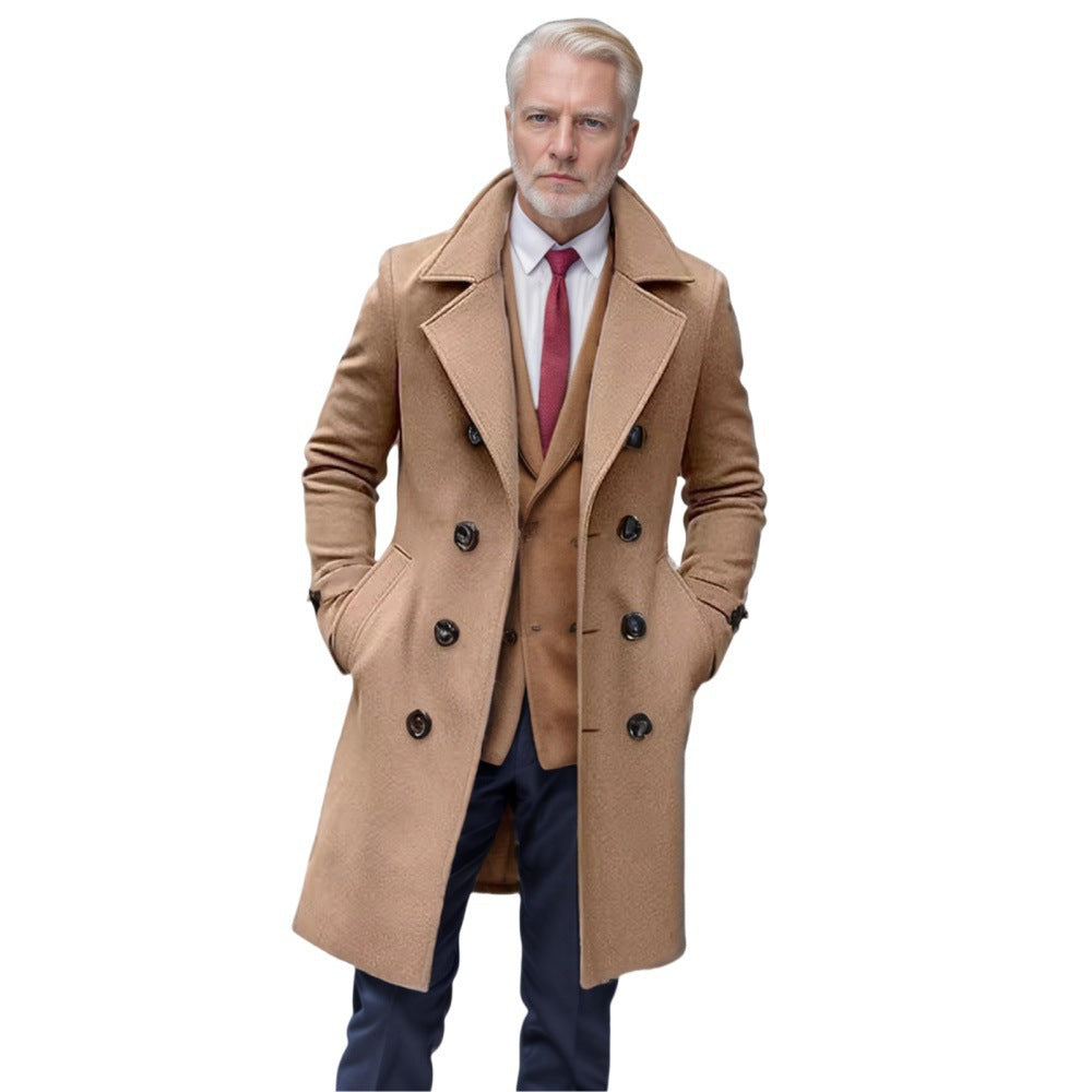 Double-breasted jacket for men in high-quality material Lune London