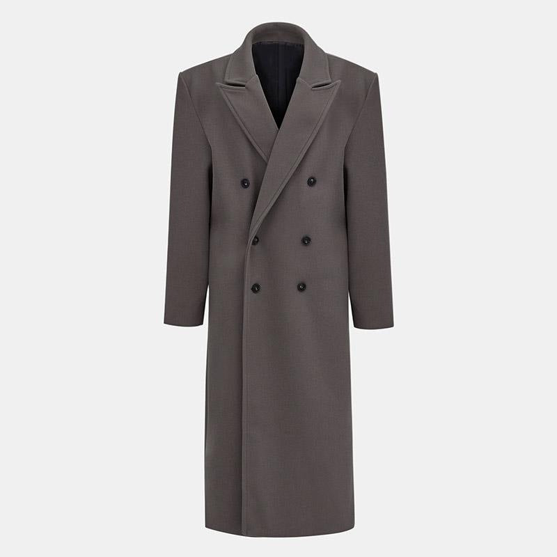 Men's Long Elegant Double-Breasted Lune London