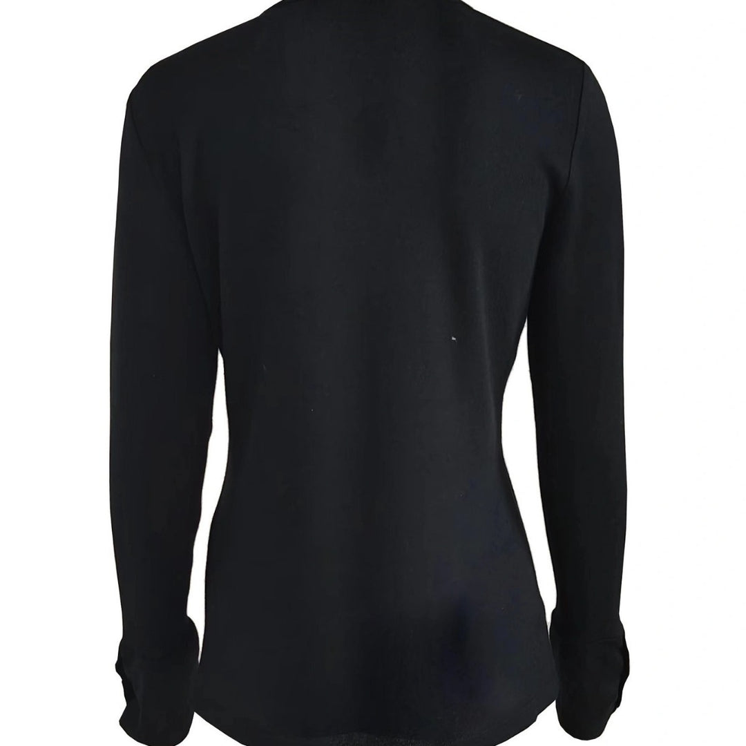 Long sleeve shirt for women with trendy button details Lune London