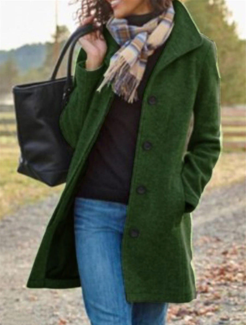 Ladies elegant wool coat Amarae