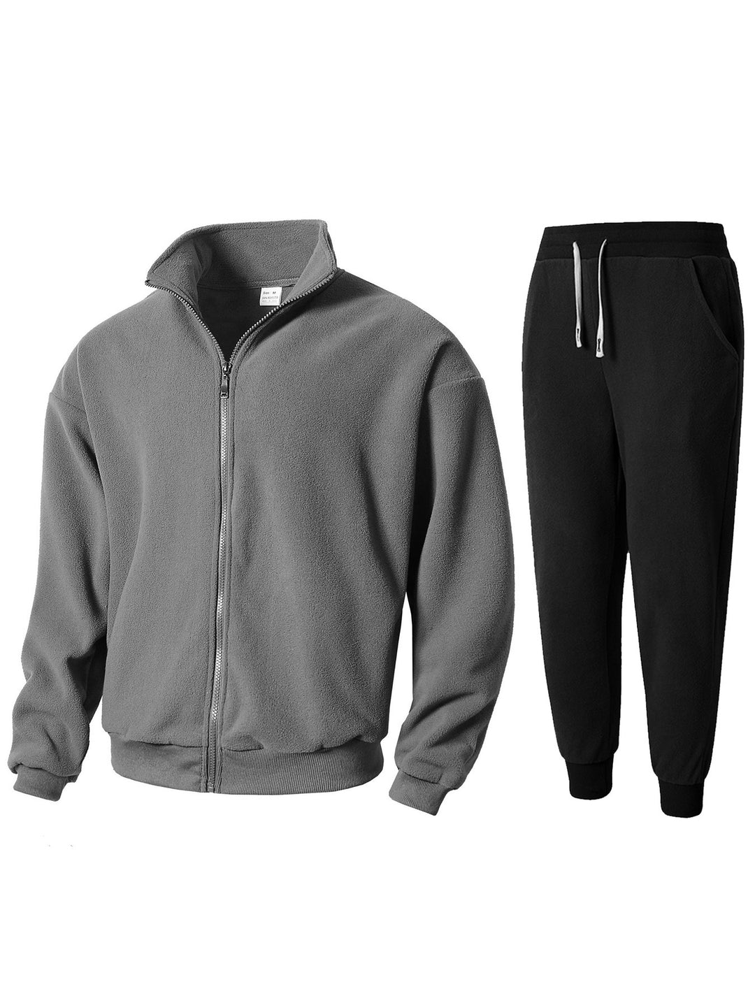 Lune London Men's Polar Fleece Loungewear with High Collar