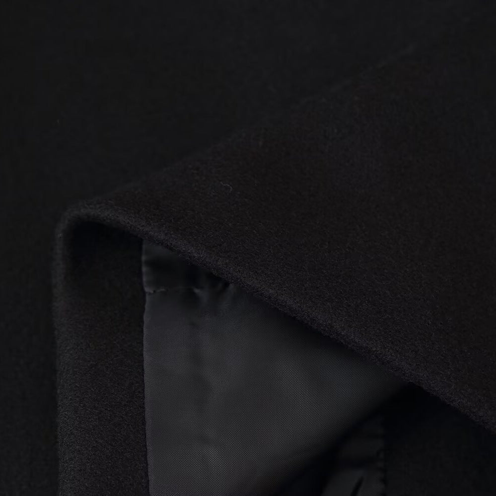 Trendy women's jacket with stand-up collar and button details Lune London