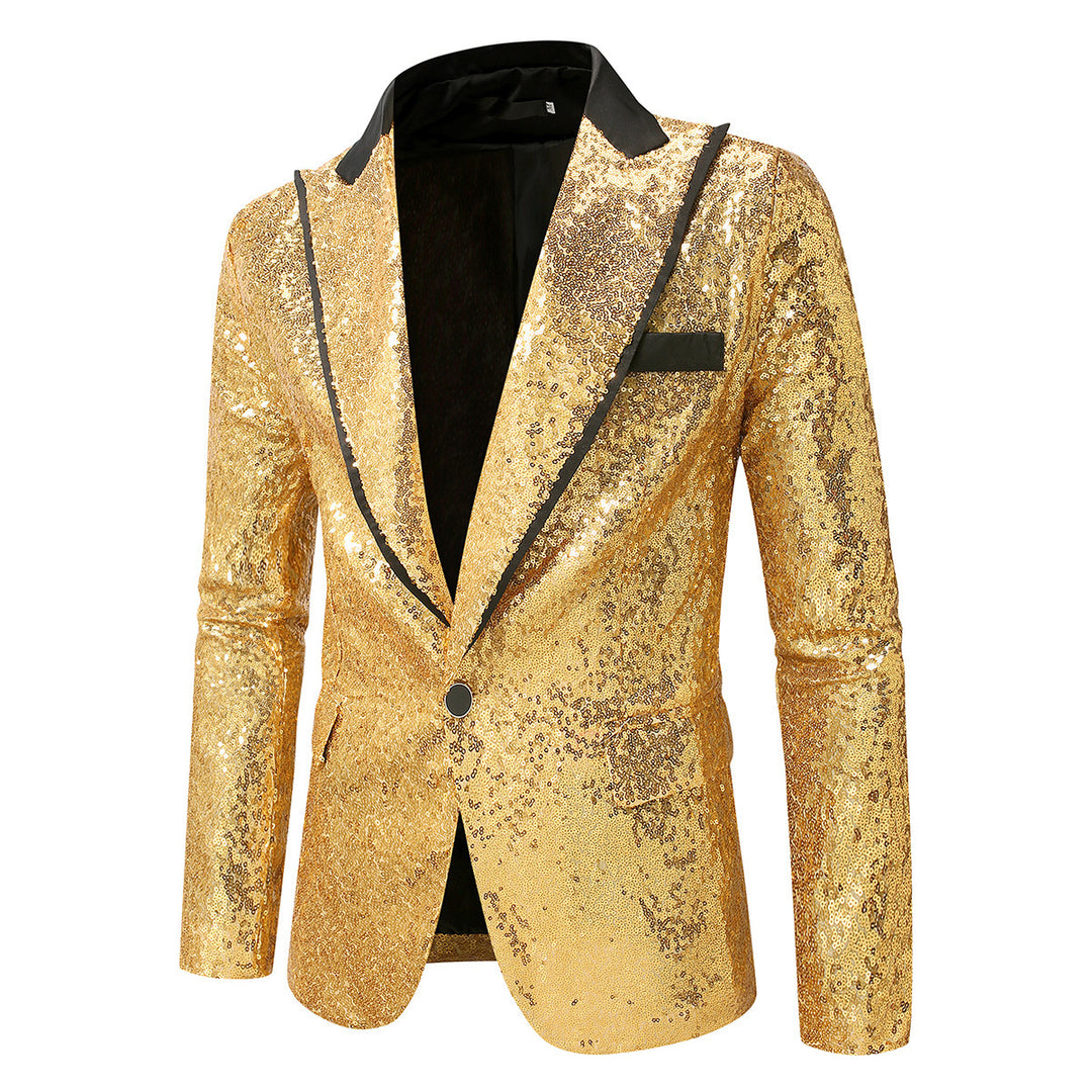 Shiny tuxedo jacket for men in high-quality satin Lune London