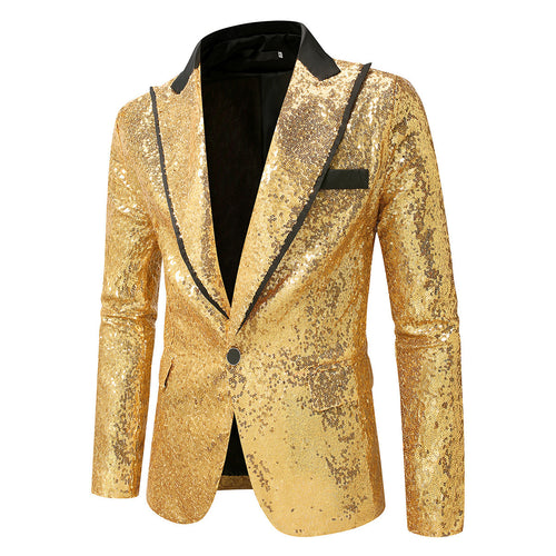 Shiny tuxedo jacket for men in high-quality satin Amarae