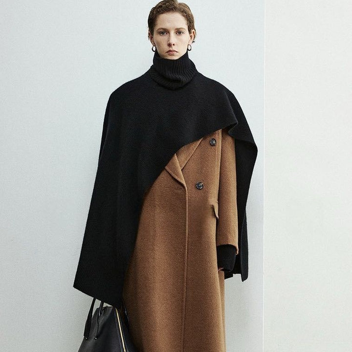 Poncho élégant et moderne pour femmes avec col extra large Chic & Stil