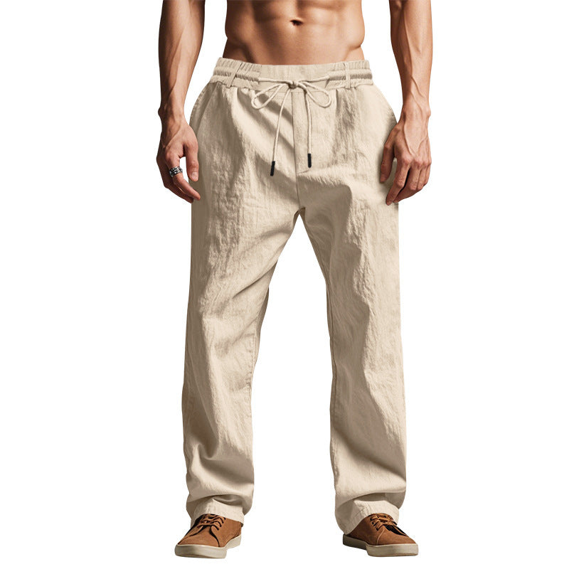 Men's casual pants with elastic waistband and side pockets Lune London