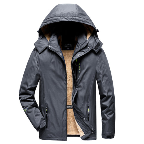 Practical jacket for men with warm fleece lining Amarae