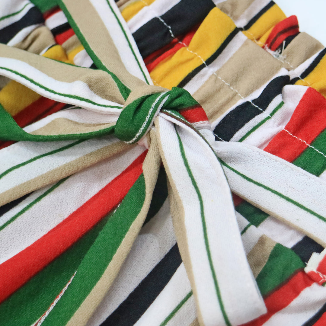 Chic Striped High-Waisted Shorts for Women